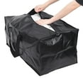 thumbnail image 4 of Unique Bargains Clothes Storage Moving Bags for Closet Organizers Black 29x13x14.5in, 4 of 7