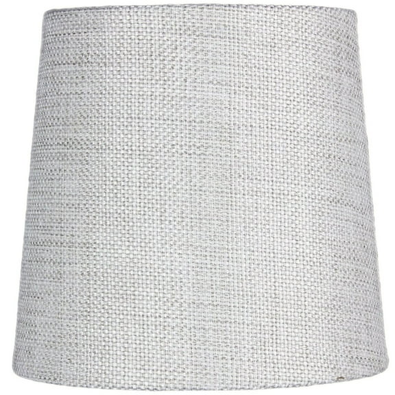 4x5x5 Khaki Burlap Drum Chandelier Clip-On Lampshade