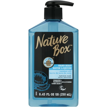 (3 pack) Nature Box Liquid Hand Soap - for Hydrated Hands, with 100% Cold Pressed Coconut Oil, 8.45 (Best Essential Oils For Hand Soap)