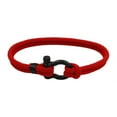 thumbnail image 3 of Bracelet Couple en Acier Inoxydable avec Boucle en Forme d'Arc Style Milan Plage, 3 of 9