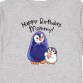 thumbnail image 4 of Inktastic Happy Birthday, Mommy- Cute Penguins Boys or Girls Long Sleeve Toddler T-Shirt, 4 of 5