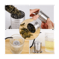 thumbnail image 4 of Tea Infusers for Loose Tea Stainless Steel Loose Leaf Tea Steeper Extra Fine Mesh Tea Balls with Dray, 4 of 6