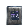 thumbnail image 2 of Serta Plush Heated Throw, 50x60 inch, Dark Grey, 2 of 9