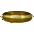 thumbnail image 5 of Bergamo Art 16" Decorative Handmade Aluminum Modern Pedestal Bowl in Gold, 5 of 6