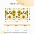 thumbnail image 6 of ZICANCN Banner Yard Signs, Elegant Sunflower Yellow Floral Party Wall Decor for Indoor Outdoor Room, Medium Size, 6 of 7