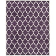 thumbnail image 2 of SAFAVIEH Chatham Freddy Geometric Wool Area Rug, Purple/Ivory, 8' x 10', 2 of 7