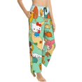 thumbnail image 2 of Saiise Sanrio Be Womens Pama Pants Stretch Comfy Lounge Pants Drawstring Sleep Bottoms with Pockets, 2 of 7