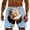 Blue, variant on COSFO Funny Animal Print Swim Trunks for Men Casual Beach Summer Board Shorts Elastic Waist Relaxed Fit Drawstring with Pockets Swimming Bathing Suits