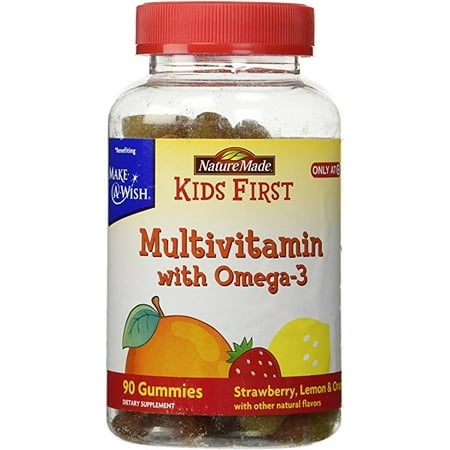 UPC 031604024239 product image for Nature Made KIDS FIRST Multivitamin with Omega-3 Gummies Strawberry, Lemon an... | upcitemdb.com