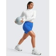 thumbnail image 3 of CRZ YOGA Butterluxe Biker Shorts Pockets 5" High Waisted Workout Athletic Yoga Womens, 3 of 5