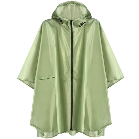 Anyoo Poncho Imperméable Léger Réutilisable Manteau à Capuche pour Randonnée et Activités Extérieures