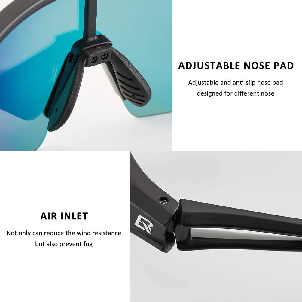 ROCKBROS Photochromic Sports Sunglasses for Men Women Cycling UV Protection