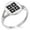 Silver, variant on Stainless Steel Kyogoku Samurai Crest Minimalist Oval Top Polished Statement Signet Ring