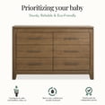 thumbnail image 2 of Evolur Oakley Double Dresser, Hickory, 2 of 6