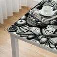 thumbnail image 4 of nygtbtfer Round Tablecloth, and Wine Making Theme Hand Drawing Pattern Sketch , Circle Table Cloth Cover for Dining Room Kitchen Decoration, 4 of 7
