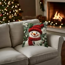 FeiFu 4Pcs Christmas Pillow Covers 17.72x17.72in Pillow Covers Christmas Decorations Home Decor Pillow Covers for Home Holiday Sofa or Bedroom Decor (Excluding Pillow Core)
