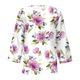thumbnail image 5 of ICHUANYI Clearance Women's Fashion Three Quarter Sleeve Retro V-Neck Easter Printed Loose Tops Blouse(Purple, L) ICHUANYI WER2023080914601, 5 of 5