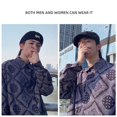 thumbnail image 4 of Warm Simple Mesh Peaked Cap Letter Painter Hat Autumn Winter Knitted Berets Men Berets Korean Style Hat Women Cap BLACK M, 4 of 8
