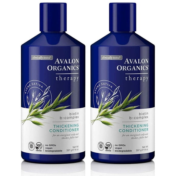 on Organics - Acondicionador espesante complejo biotina B 14 oz (paquete de 2)