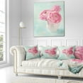 thumbnail image 3 of Designart Pink Ranunculus Flowers in Vase - Floral Throw Pillow - 16x16, 3 of 5