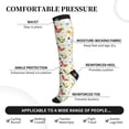 thumbnail image 3 of Bixox Chickens A Print Compression Socks,Compression Socks Women & Men Circulation for Medical,Running,Athletic, 3 of 7