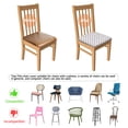 thumbnail image 5 of White Cartoon Unicorn Pattern Seat Covers for Dining Room Chairs Set Of 4,Stretch Printed Washable Chair Seat Cover with Elastic Ties and Button,Removable Waterproof Couch Cushion Covers, 5 of 6