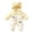Yellow-SXyKm, variant on JFOPQVSM Baby Winter Snowsuit Bear Ear Hooded Padded Romper Fleece Lined Color Block Zipper Jumpsuit Infant Cold Weather Outfit