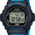 thumbnail image 4 of Casio Men's Heavy Duty Digital Watch with Blue Strap W219H-2A2V, 4 of 5