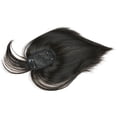 thumbnail image 5 of Hair Toppers for Thinning Hair Women, Mini Fringe French Bang Wig, Forehead Topper, Round 3D Toppers Hair Pieces, Synthetic Fiber Hairpiece, 5 of 7