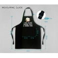 thumbnail image 2 of Funny Baking Aprons for Women with Pockets, Gifts for Bakers Chefs Women, I Bake Because Punching People Is Frowned Upon Waterproof Adjustable Bib Apron for Cooking Kitchen Dishwashing Baking, 2 of 6