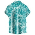 thumbnail image 3 of Mens Summer Shirts Beach Printed Short Sleeve Button Down Top Loose Comfortable Soft Lightweight Mens Hawaiian Shirt, 3 of 3