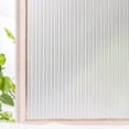 thumbnail image 1 of SHIQI-Window Privacy Film 35.4"x78.7", Reeded Glass Window Film Decorative Window Film Heat Blocking Static Cling Non-Adhesive Window Cling for Glass Window, 1 of 4