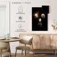 thumbnail image 5 of Elephant Stock Cave Skull Wall Art - Vertical Canvas Wall Art - Hallway Wall Decor - Decor Elements Canvas - Black And Gray Decor By Ali Gulec - 20" x 30", 5 of 8