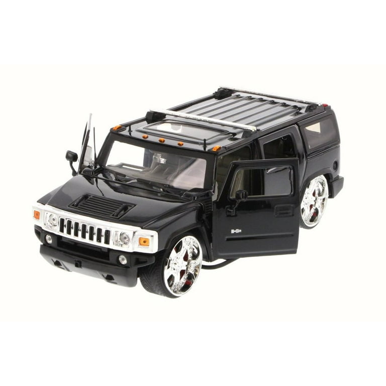 Amazon.co.jp: JADATOYS ハマーH2カスタム黒ジャダHUMMER H2 USA