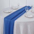 thumbnail image 2 of Efavormart 6FT Royal Blue Premium Chiffon Table Runner for Party Dining Banquet Events Restaurant Kitchen Home and Multi-Use, 2 of 10