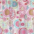 thumbnail image 3 of Cozy Line Mariah Pink Blue Floral Microfiber Window Valance, 1 piece, 3 of 4