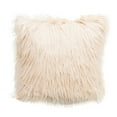 thumbnail image 1 of 1PC Nordic Posh Style Home Decor Super Soft Plush Mongolian Faux Fur Throw Pillow Cover Cushion Case Pillowcase Square Multi Colors 18, 1 of 9