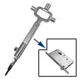 thumbnail image 2 of Locksmith Tools Multi-Purpose Lock Cylinder Auxiliary Adjustment Rod Lock Cylinder Gauge Cam Turner, 2 of 5