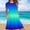 Blue, variant on Summer Dresses For Women Sevevn Women's Summer Casual Short Sleeve T Shirt Dress Tiered Mini Dresses With Pockets