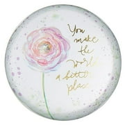 Christian Brands G2370 3 in. dia. Glass Dome Paperweight - Summer Fields - Better PlacePack of 2
