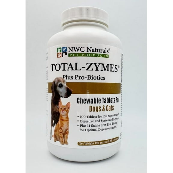 Total-Zymes Plus digestive enzyme, probiotic combo for pets