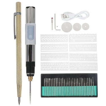Electric Rotary Tool Kit, 25W Mini Electric Grinder Set Mini Handle Electric Drill Grinding Engraving Pen Milling Trimming Polishing Drilling Cutting Engraving Tool