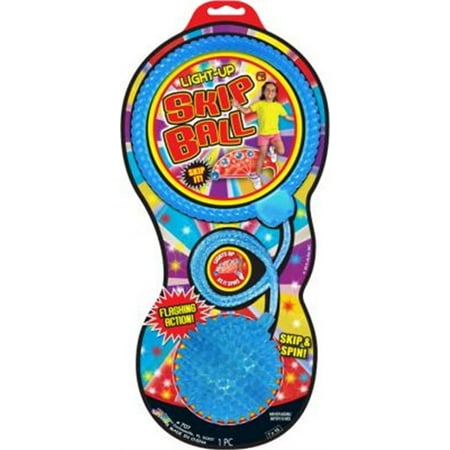 Light Up Spike Skip Ball, PartNo 707, by Ja-Ru Inc., Spring, Jump Ropes, Seasona