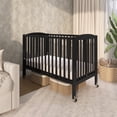 thumbnail image 5 of Dream On Me Full Size 2-in-1 Folding Stationary Side Crib, Locking Wheels, Black, 5 of 10