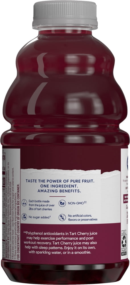 Ocean Spray 100% Pure Tart Cherry Juice 32 fl oz - 3 count