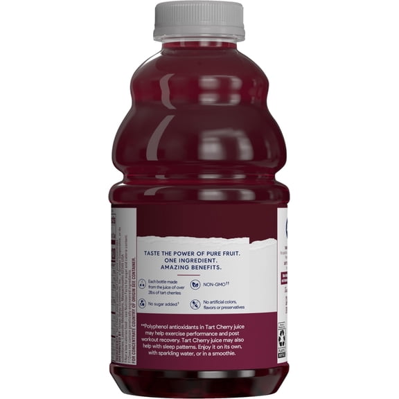 Ocean Spray 100% Pure Tart Cherry Juice 32 fl oz - Pack of 1