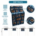 thumbnail image 6 of Desert Camels Table Runner 120 Inches, Wildlife Brown Animals Blue Geometric Bed Runner Dresser Scarves Tabletop for Indoor Outdoor Parties/Ceremony/Banquet, 13"x 120", 6 of 8