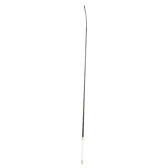 HySCHOOL Dressage Whip With White Leather Handle