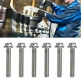 thumbnail image 4 of 20 Pcs M10x1.5 A2 70 Kit de Tête Hexagonale en Acier Inoxydable, pour une Installation Fine et un Serrage, 4 of 8