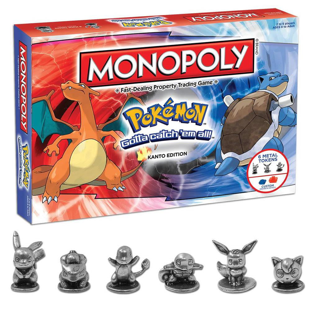 *****CHOOSE YOUR PART******* PARTS ONLY MONOOLY POKEMON EDITION-HASBRO 2016 